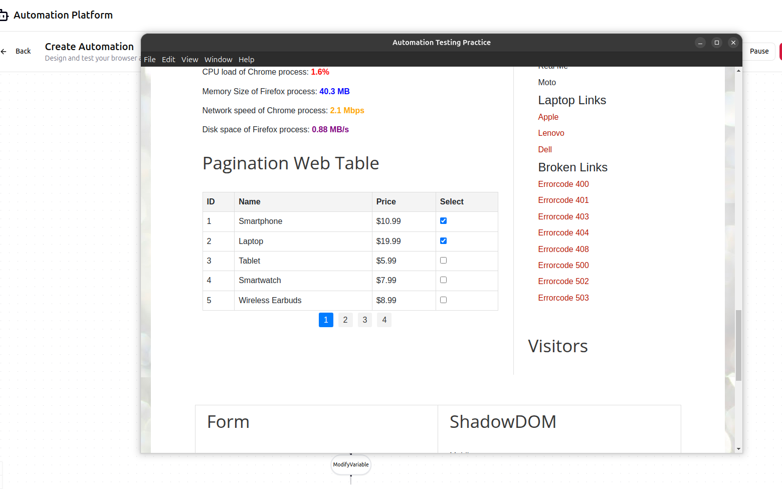 Real Chromium Automation